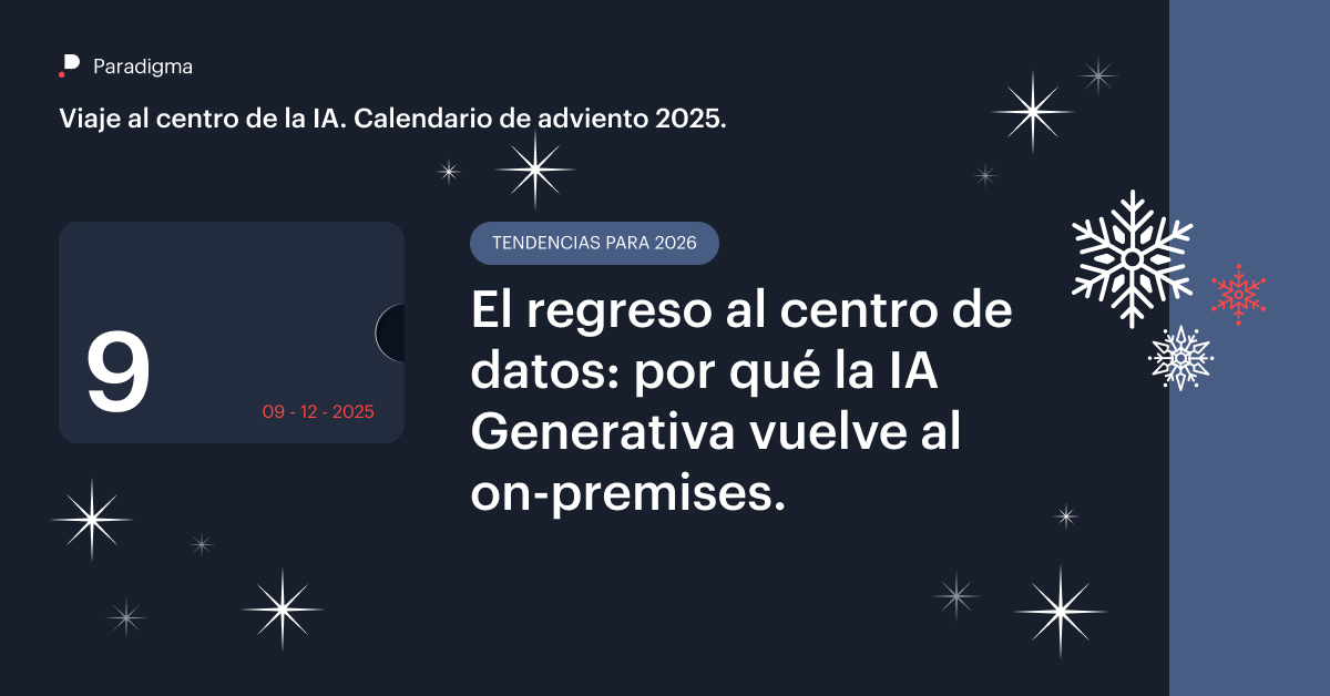 El regreso al centro de datos: por qué la IA Generativa vuelve al on ...